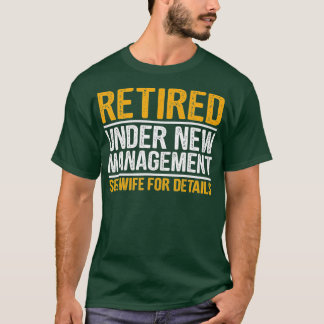 Camiseta Funny Retirement Design Hombres Papá Retirando Fie