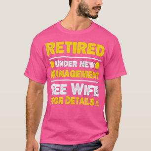Camiseta Funny Retirement Design Hombres Papá Retirando Fie