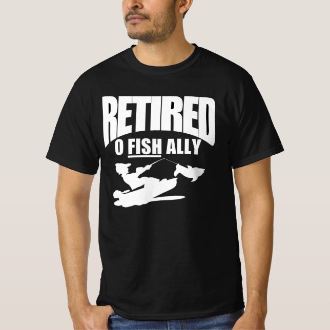 Camiseta funny retirement of a fisherman  (Anverso)