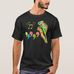 Camiseta Funny Retro 1980u2019s Pop Chameleon Pun
