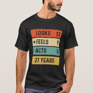 Camiseta Funny Retro 27 Años Nacido En 1999