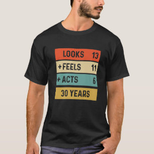 Camiseta Funny Retro 30 Años Nacidos En 1999