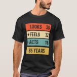 Camiseta Funny Retro 85th Birthday 85 Años Nacido En 1993<br><div class="desc">Funny Retro 85th Birthday 85 Años Nacido En 1937.</div>