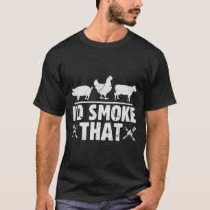 Camiseta Funny Retro Bbq Fiesta Fumador Chef Papá Fumé El