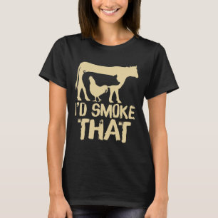 Camiseta Funny Retro Bbq Fiesta Fumador Chef papá regalo I