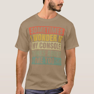 Camiseta Funny Retro Console Video Game Lover Gaming chica