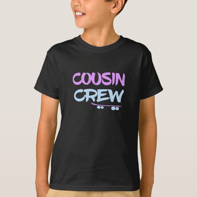 Camiseta Funny Retro Cousin Crew Retro (Anverso)