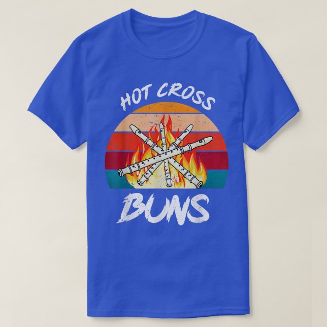 Camiseta Funny Retro Cross Buns Cake Baking Lover Baker Men (Diseño del anverso)