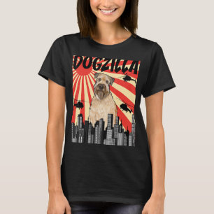 Camiseta Funny Retro Japonés Dogzilla Llanta Recubierta Bla