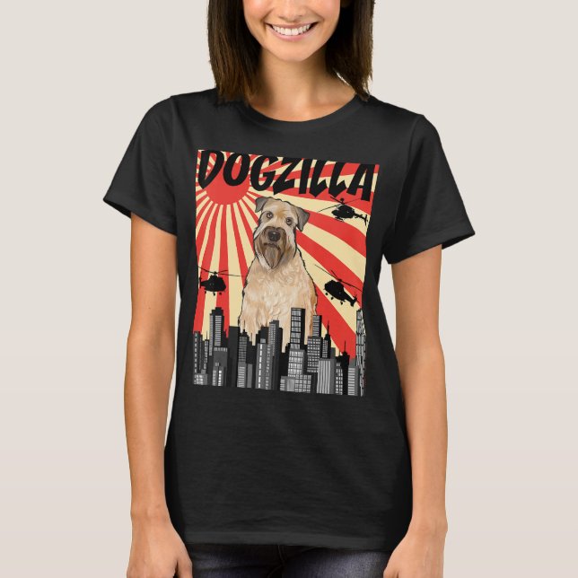 Camiseta Funny Retro Japonés Dogzilla Llanta Recubierta Bla (Anverso)