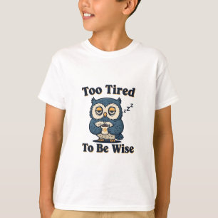 Camiseta Funny Retro Owl Kids Graphic T-Shirt