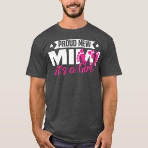 Camiseta Funny Retro Proud New Mimi It's A Girl Gender Reve