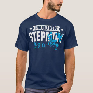 Camiseta Funny Retro Proud New Stepmom It's A Boy Gender Re