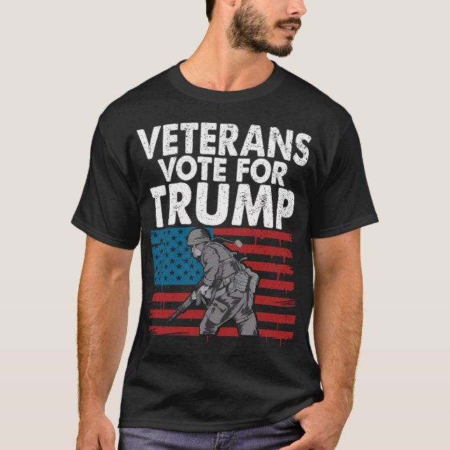 Camiseta Funny Retro Vintage Trump (Anverso)
