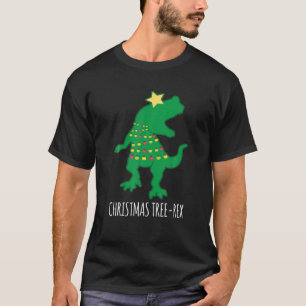 Camiseta Funny Rex Dinosaur Pun Christmas Tree Rex