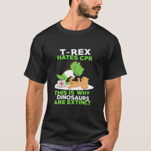 Camiseta FUNNY REX ODIA CPR SHIRT Cute Dinosaur Meme Sayin