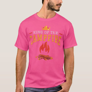 Camiseta Funny Rey De La Camisas De Fogata Para El Exterior