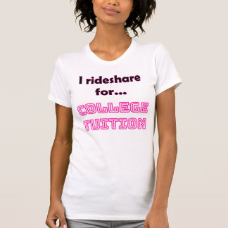 Camiseta Funny Rideshare Driver T-Shirt | Colegio