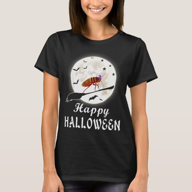 Camiseta Funny Roach Halloween Costume For Roach Lover  (Anverso)