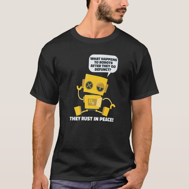 Camiseta Funny Robotics Ai Artificial Intelligence - Robots (Anverso)