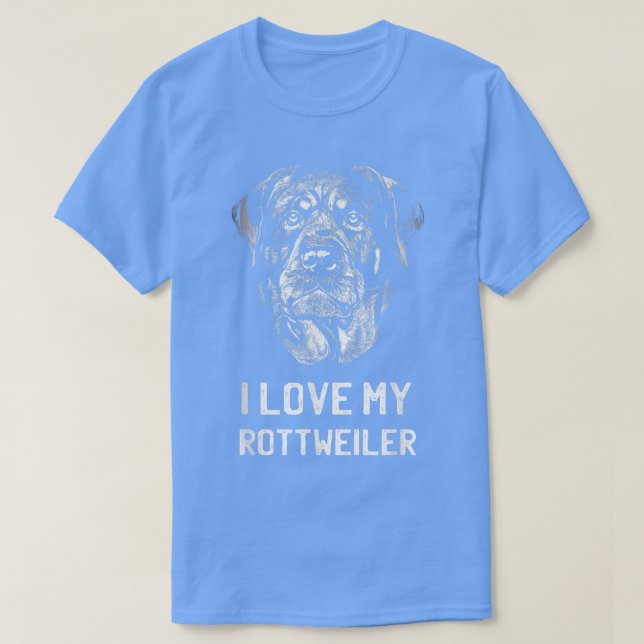 Camiseta Funny Rottweiler Rotti lista propietario de perro  (Diseño del anverso)
