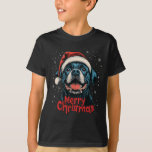 Camiseta Funny Rottweiler Santa Merry Christmas Rottie Love<br><div class="desc">Divertido Rottweiler Santa Merry Christmas Rottie Avers Pajama 1</div>