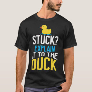 Camiseta Funny Rubber Duck Programación Bug Debugging Labra