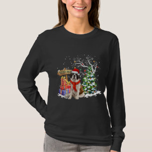 Camiseta Funny Saint Bernard Santa Navidades Perro Lover Cu