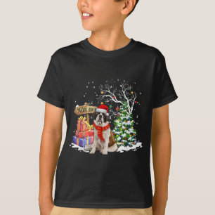 Camiseta Funny Saint Bernard Santa Navidades Perro Lover Cu