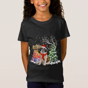 Camiseta Funny Saint Bernard Santa Navidades Perro Lover Cu
