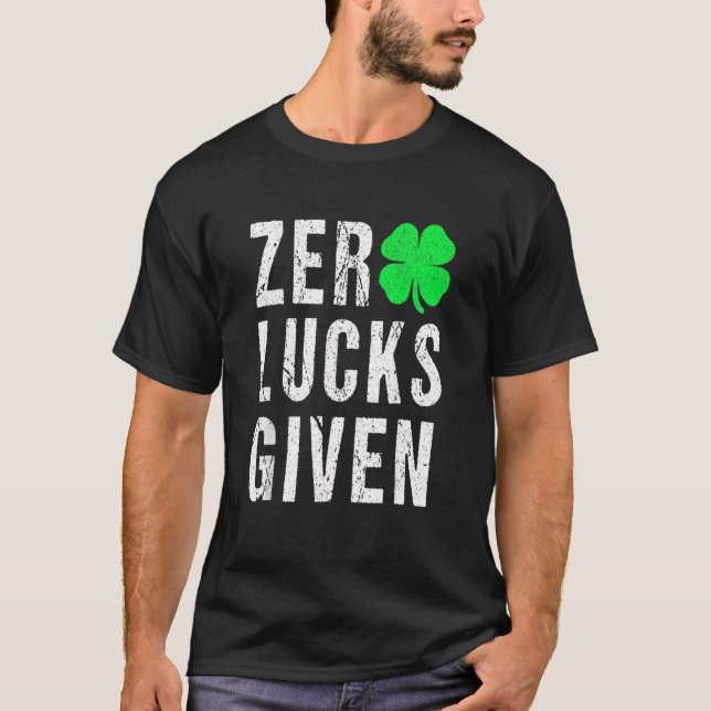 Camiseta Funny Saint Patrick S Day Shamrock Irish Tee Adul (Anverso)