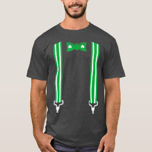 Camiseta Funny Saint Patricks Day Shamrock Bow Tie