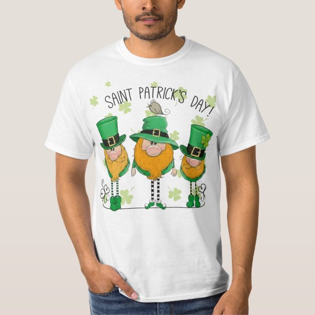 Camiseta Funny Saint Patrick's Day T-Shirt Irish Shamrock (Anverso)