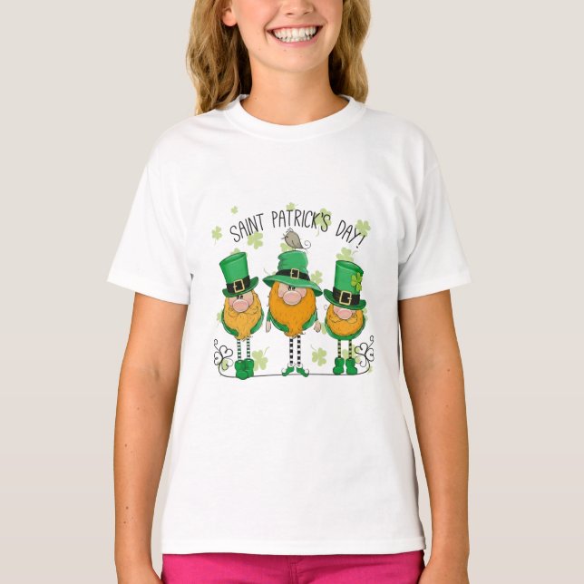 Camiseta Funny Saint Patrick's Day T-Shirt Irish Shamrock (Anverso)