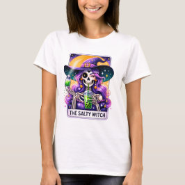 Camiseta Funny Salty Witch Tarot