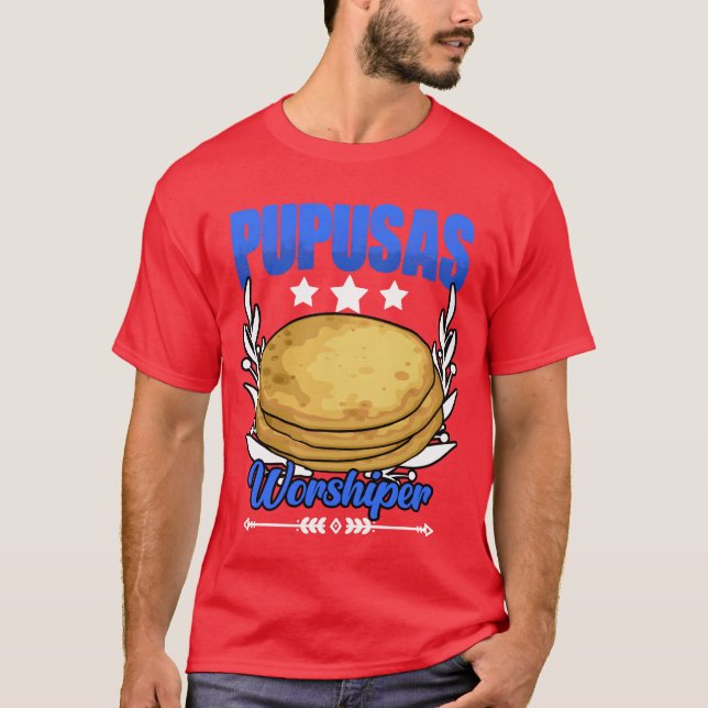Camiseta Funny Salvadorian Food Pupusas Humor For Cheese vi (Anverso)