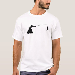 Camiseta Funny Samurai Kendo Pesca