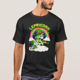 Camiseta Funny San Patrick's Day Lucky Lepricorn Unicorn Ra