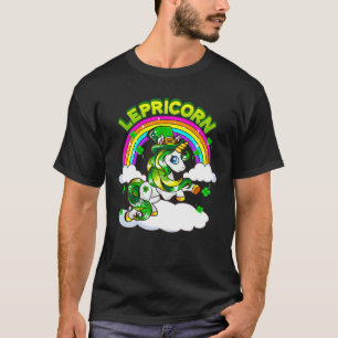 Camiseta Funny San Patrick's Day Lucky Lepricorn Unicorn Ra