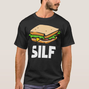 Camiseta Funny Sandwich SILF y     subregalo de tienda de d