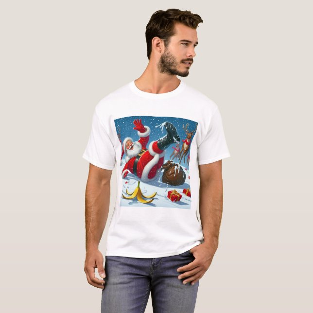 Camiseta Funny Santa (Anverso completo)