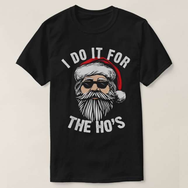 Camiseta Funny Santa Beard Christmas Humor (Diseño del anverso)