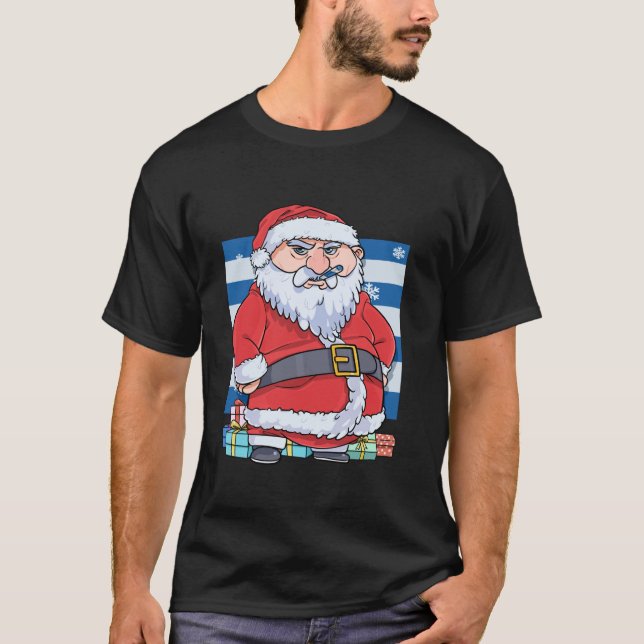 Camiseta Funny Santa Claus Merry Christmas Holidays Candy C (Anverso)