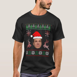 Camiseta Funny Santa Cuomo Peeking Mirándote A Navidades