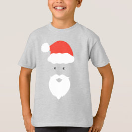 Camiseta Funny Santa Face feliz Feliz Feliz Navidad en fami