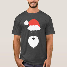 Camiseta Funny Santa Face feliz Feliz Feliz Navidad en fami
