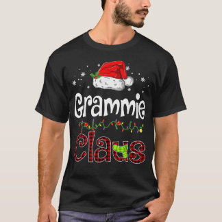 Camiseta Funny Santa Grammie Claus Christmas Pajama Family 