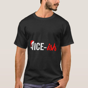 Camiseta Funny Santa Hat Naughty Naughty Lista Cita Niza
