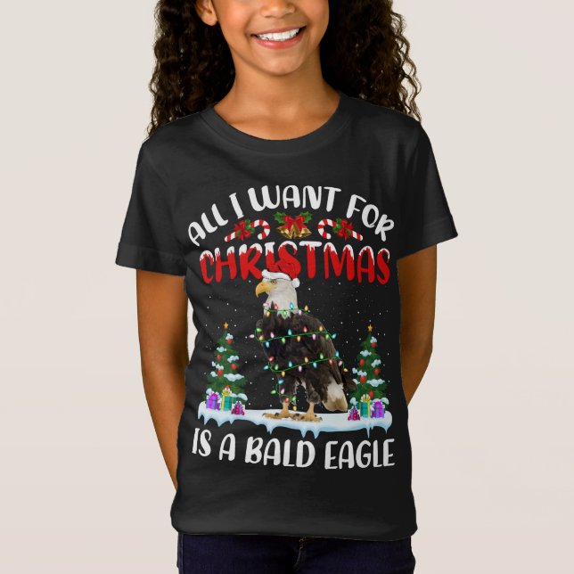 Camiseta Funny Santa Hat Todo lo que quiero para los Navida (Anverso)