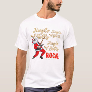 Camiseta Funny Santa Jingle Bell Rock Navidades Pajama